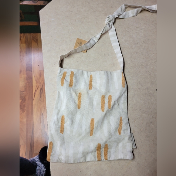 NWT primitives by Kathy boho cotton fabric small tote Oliva - Picture 6 of 7